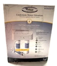 Whirlpool Undersink Filtration System WHED20 Ultraease Dual Stage Nib W/2 Filter. Fixed Price $79.95.