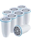 8 Pack ZR-017 Water Filter Replacement For Pitchers And Dispensers. Fixed Price $69.00.