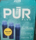 Pur Plus Water Replacement Filter For Pitcher CRF-950Z W/lead REDUCTION-3 Pack. Fixed Price $21.99.