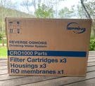 Ispring CRO1000 Replacement Filter Kit New Sealed Membrane Cartridges Housing. Fixed Price $299.00.