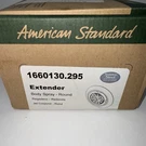 Open Box American Standard 1660130.295 Satin Nickel Round Body Spray Extender. Fixed Price $89.95.