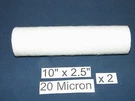 Sediment Water Filters 20 Micron 10 2.5 Whole House Aquarium Purtrex Usa. Fixed Price $17.95.