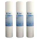 TIER1 Micron 20X4.5 Water Filter Spun Wound Polypropylene 3 Pack, White. Fixed Price $91.23.