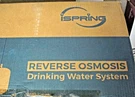 New, Ispring RCC7, Nsf Certified, 5-STAGE Reverse Osmosis Drinking Water System. Fixed Price $70.00.