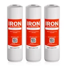 3 Packs Iron Manganese Water Filters For Whole House Systems Size 10" X 2.5". Fixed Price $98.00.