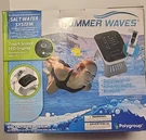 Swimming Pool Filter, Salt Water, Summer Waves Touch Screen Led, Above Ground. Fixed Price $110.00.