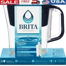 Small 6 Cup Black Denali Water Filter Pitcher With 1 Brita Standard New. Fixed Price $28.62.