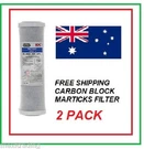 2X 10" 2.5" Micron Carbon Block Water Filter Replacement Cartridge 32-250-12. Fixed Price $39.20.