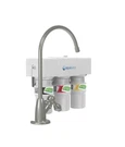 New Aquasana Under Sink 3-STAGE H2O Filter System Brushed Nickel AQ-5300 Nib. Fixed Price $149.74.
