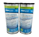 Qty 2 TO6 Omnifilter 10" Water Whole House Heavy Duty Dual Layer Pleats. Fixed Price $29.99.