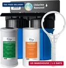 Ispring WGB21B 2-STAGE Whole House Water Filtration System, With 10" X 4.5" Sedi. Fixed Price $310.03.