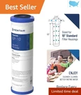 Pentair EP-10 Carbon Water Filter 10" X 2.5" For Cleaner, Fresher. Fixed Price $26.99.
