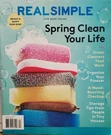 Real Simple April 2020 Spring Your Life Green Cleaners Free Shipping Cb. Fixed Price $12.97.