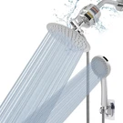 Filtered Shower Head, High Pressure 8 Round Rain 5 Settings Handheld. Fixed Price $47.75.
