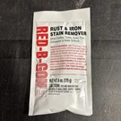 Products RBG-0500 Red-b-gone Rust And Iron Stain Remover (6 Oz ). Fixed Price $14.99.