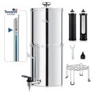 Ultra-filtration Gravity Water Filter System, Stainless Steel Countertop Purifie. Fixed Price $159.50.