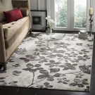 Grey / Black Safavieh Power Loomed Evoke Area Rugs - EVK236R. Fixed Price $118.00.