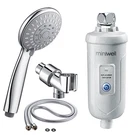 Miniwell Shower Water Filter + Handheld Head Combo W/stainless Steel Hose. Fixed Price $49.95.
