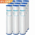 9PCS 20"X4.5" Washable Pleated Sediment Water Filter 5/20/50 Micron For Big Blue. Fixed Price $148.34.