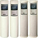 Bluonics Carbon Block & Sediment Water Filter 4PCS 4.5" X 20" Cartridge. Fixed Price $115.00.