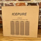 Icepure Micron 2.5" X 10" Whole House Cto Carbon Sediment Water Filter 4-PK. Fixed Price $22.99.