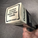 New Doulton Ceramic Water Filter Candle Super Sterasyl Replacement Cartridge 7". Fixed Price $28.49.