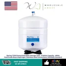 Ispring T32M Pressurized Water Storage Tank - 4 Gallon Capacity White Food Grade. Fixed Price $64.99.