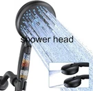 Veken Shower Head With Filter Handheld Matte Black SHF5V103- 1.8GPM- New. Fixed Price $16.99.