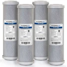 4 Pk Carbon Block Water Filter Cto Whole House Di Hydroponics M 10" X 2.5". Fixed Price $34.99.