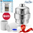 20 Stage Shower Head Water Filter Hard Softener Cartridge Vitamin. Fixed Price $15.99.