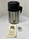 Waterwise 5000 Distiller Purifier Stainless Base Unit No Carafe Tested. Fixed Price $79.00.
