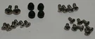 Bird 43 Wattmeter Stainless Steel Screw Kit With Oem Rubber Feet, 175+ Sold!. Fixed Price $14.95.