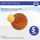 Mixed Bed Di Resin 5 Lbs For Aquariums, Car Wash, Pure Water Window Clean. Fixed Price $44.00.
