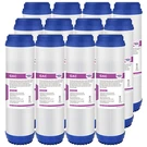 12 Pack 10"X2.5" Micron Granular Activated Carbon Water Filter Whole House. Fixed Price $35.99.