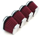 Set Of Chrome Performance Oval Pod Filters - 39MM Honda CB750 Kawasaki KZ400. Fixed Price $83.95.