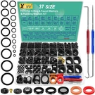 Xbvv 37 Size 1075 Pcs Faucet Washers O-rings Kit Plumbing Gasket 3-IN-1 Hom.... Fixed Price $34.02.