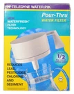 Teledyne Water Pik Pour-thru Filter WFBB-1 Made In Usa.. Fixed Price $12.98.
