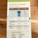 Pentair Omnifilter Sediment, Chlorine Taste & Odor - Pleated Carbon. Fixed Price $15.99.