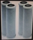 Cfs Multi-cartridge Whole House Water Filter Solid Block Activated Carbon 4 Pack. Fixed Price $17.99.