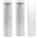 Cfs 3 Pack Carbon Block Water Filters Set And Sediment Cartridge Compatible.... Fixed Price $20.15.