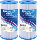 2-PACK PPL10BB Whole House Pleated Sediment Filter 10"X4.5" Water Cartridges. Fixed Price $29.99.