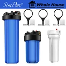 Simpure 20" / 10" Big Blue Whole House Water Filter Housing Filtration System Ro. Fixed Price $66.99.