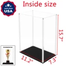 41CM H Acrylic Plastic Display Case Box Big Self-install Dustproof Protection. Fixed Price $40.79.