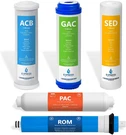 6 Months Reverse Osmosis System Replacement Filter Set For CSGIM5 50 Gpd. Fixed Price $101.92.