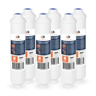 6 Pack Inline Post/carbon Polishing Water Filter Catridge Ro (jaco Fitting). Fixed Price $36.79.