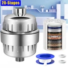 20 Stage Shower Head Filter Purifier With For Hard Water Softener. Fixed Price $10.59.