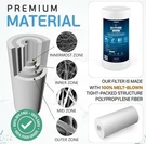 8 Pack Sediment Micron Water Filters Cartridge 2.5" X 10" For Reverse Osmosis. Fixed Price $40.00.