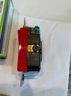 Levitron Way Rocker Decora Plus SWITCH,#5623-2R, Red, 1 Switch,grounding, #7. Fixed Price $13.00.
