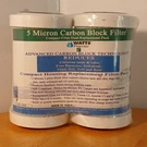 5 Micron Water Filter Replacement Pack 2 Pcs Watts Premiere Compact Housing. Fixed Price $9.00.