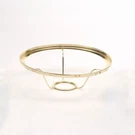 Aladdin Brass Plated 10" Under Burner Ring For Glass Shades. Fixed Price $28.95.